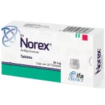 Norex IFA  Amfepramone Hydrochloride 50 mg  30 tabs