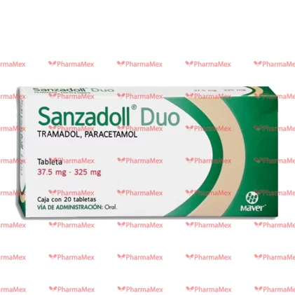 Tramacet Acetaminophen, Paracetamol Tramadol Generic 37.5/ 325 mg 20 tab