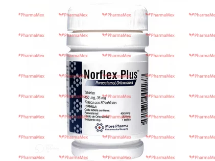 Norflex Plus Orphenadrine 50 tabs