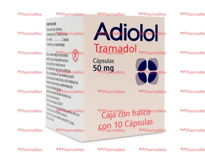 TRAMADOL ADIOLOL GENERIC 50MG 10 CAPS