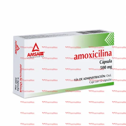 Amoxil Amoxicillin Generic 500 mg 12 Caps