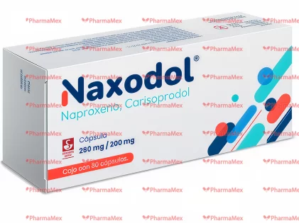 Naxadol  Carisoprodol Naproxen 250 mg 30 caps
