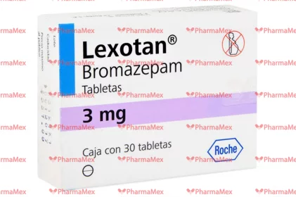 Lexotan  Bromazepam 3 mg 30 Tabs.