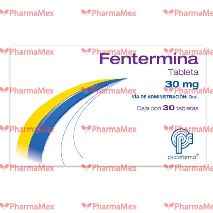 Phentermine 30 Mg Caja Con 30 Tabs Generic