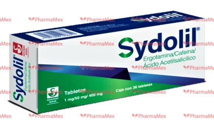 Sydolil Ergotamine Caffeine Aspirin  400/50/1 mg 36 Tabs