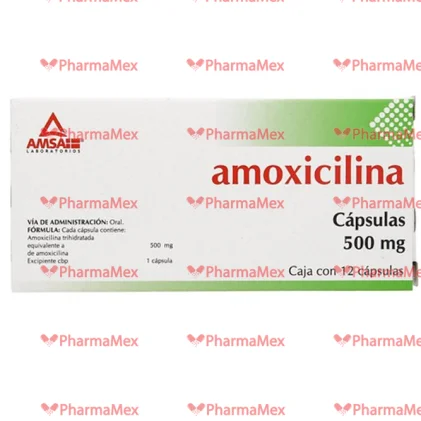 Amoxil Amoxicillin Generic 500 mg 12 Caps