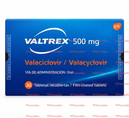 Valtrex Valacyclovir hydrochloride Generic 500 mg 10 Tabs