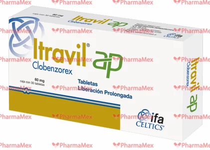 Itravil AP Clobenzorex 60 mg  30 caps Extended release